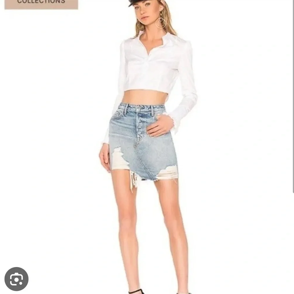 GRLFRND Rhoda Denim Skirt! (NWT)